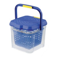 Kashikoi Bucket 17L - Clear Blue