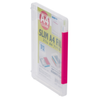 Slim A4 File - Pink 