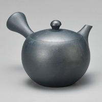 Tokoname Japanese Tea Pot - Navy/ Sea Green
