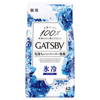 GATSBY Facial Paper Ice Type - 42 Wipes