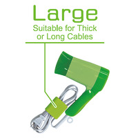 Twin Hole Cable Clip - Large
